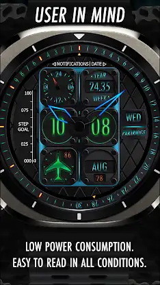 Cockpit Watch Face A9 screenshot 2
