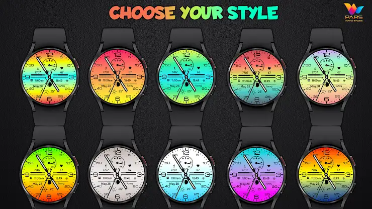 Color Flow Watch Face screenshot 1