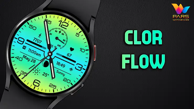 Color Flow Watch Face screenshot 7