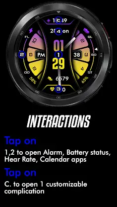 Colorful - Hybrid | Watch face screenshot 8