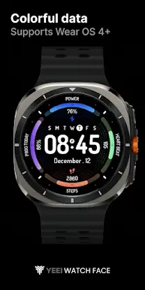 Colorful data: Watch Face screenshot 1