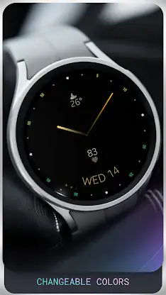 Colorful minimal watch face screenshot 7