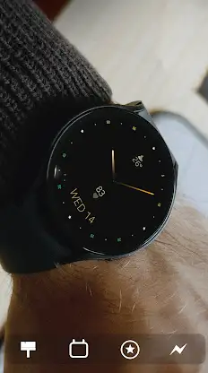 Colorful minimal watch face screenshot 2