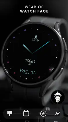Colorful minimal watch face screenshot 5