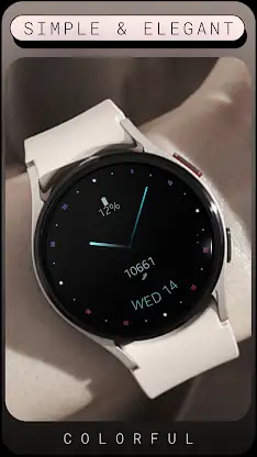 Colorful minimal watch face screenshot 6