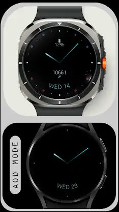 Colorful minimal watch face screenshot 3