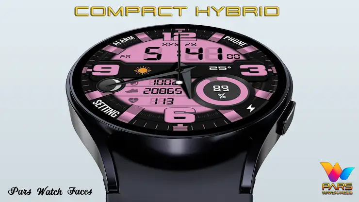 Compact Hybrid Watch Face screenshot 4