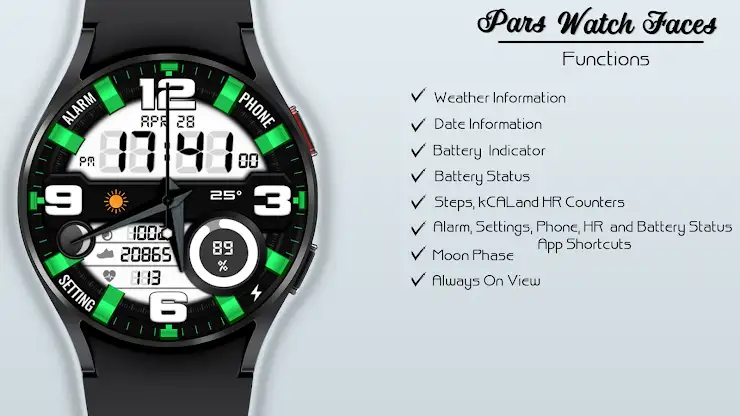 Compact Hybrid Watch Face screenshot 5