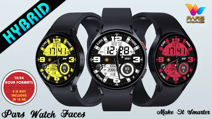 Compact Hybrid Watch Face screenshot 2