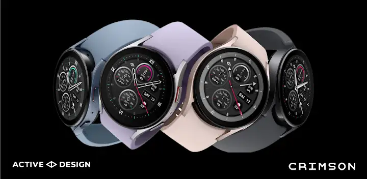 Crimson: Analog Watch Face — Android app banner