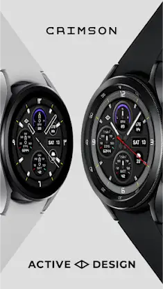 Crimson: Analog Watch Face screenshot 4
