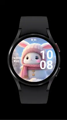 Cute Winter Bunny screenshot 2