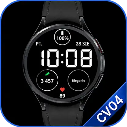 Clear Vision CV04 Watch Face screenshot 1