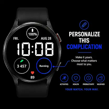 Clear Vision CV04 Watch Face screenshot 4