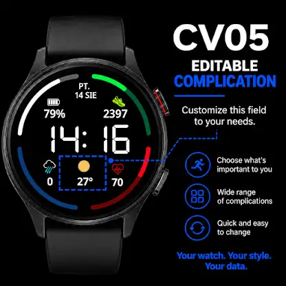 Clear Vision CV05 Watch Face screenshot 4