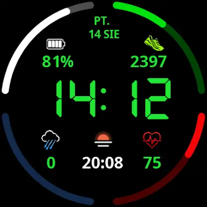 Clear Vision CV05 Watch Face screenshot 7