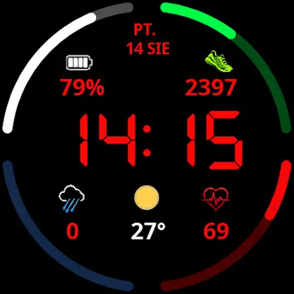Clear Vision CV05 Watch Face screenshot 8