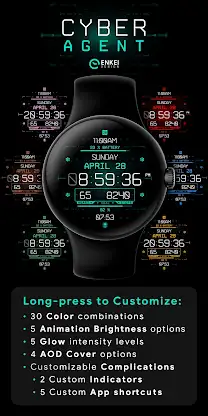 Cyber Agent - health animated screenshot 3