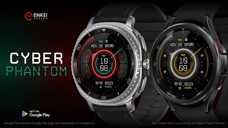 Cyber Phantom - watch face screenshot 1