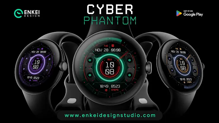 Cyber Phantom - watch face screenshot 7