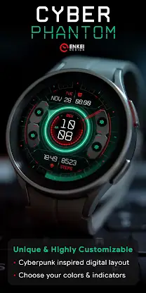 Cyber Phantom - watch face screenshot 2