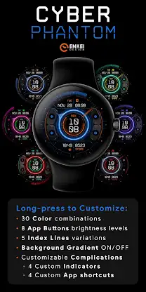 Cyber Phantom - watch face screenshot 3