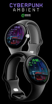 Cyberpunk Ambient - watch face screenshot 6