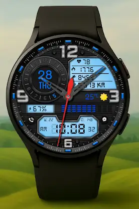 Cyber Hybrid Watch Face screenshot 8