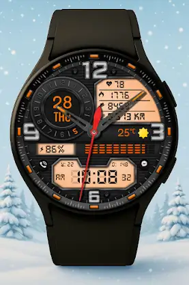Cyber Hybrid Watch Face screenshot 4