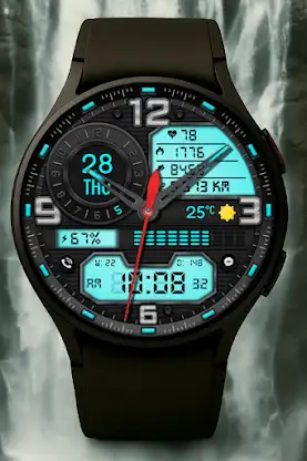 Cyber Hybrid Watch Face screenshot 7