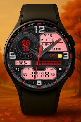 Cyber Hybrid Watch Face screenshot 3