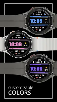 DADAM108: Digital Watch Face screenshot 3