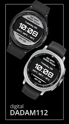 DADAM112: Digital Watch Face screenshot 1