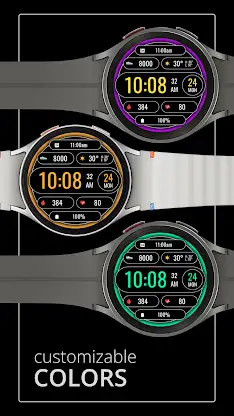 DADAM116: Digital Watch Face screenshot 2