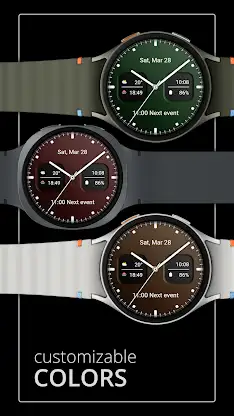 DADAM128: Analog Watch Face screenshot 2