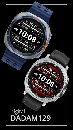 DADAM129: Digital Watch Face screenshot 1