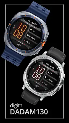 DADAM130: Digital Watch Face screenshot 1