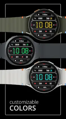 DADAM132: Digital Watch Face screenshot 2