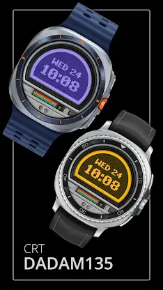 DADAM135: Retro CRT Watch Face screenshot 1