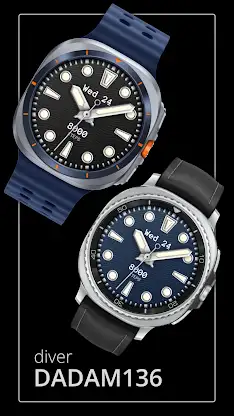 DADAM136: Diver Watch Face screenshot 1