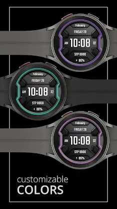DADAM25: Modern Watch Face screenshot 3