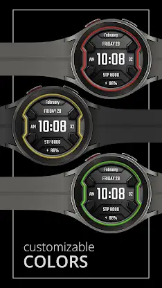 DADAM25: Modern Watch Face screenshot 2