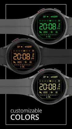 DADAM41: Retro LCD Watch Face screenshot 2