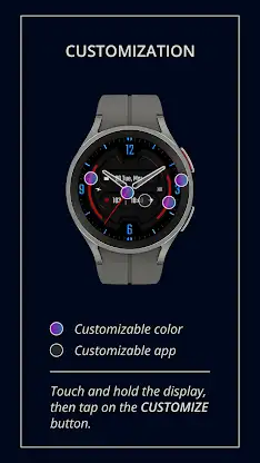 DADAM54: Modern Watch Face screenshot 4