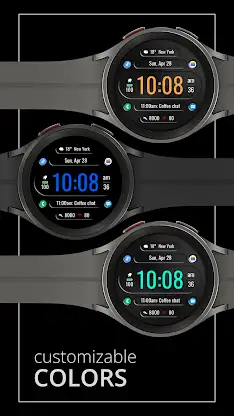 DADAM72: Digital Watch Face screenshot 2