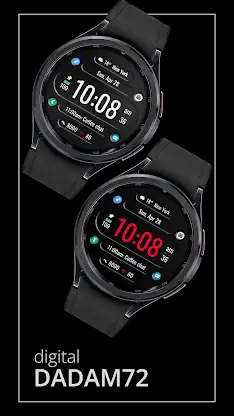 DADAM72: Digital Watch Face screenshot 1