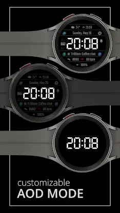 DADAM75: Digital Watch Face screenshot 3