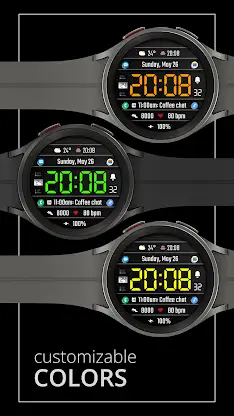 DADAM75: Digital Watch Face screenshot 2