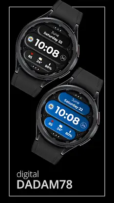 DADAM78: Digital Watch Face screenshot 1