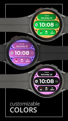 DADAM78: Digital Watch Face screenshot 3